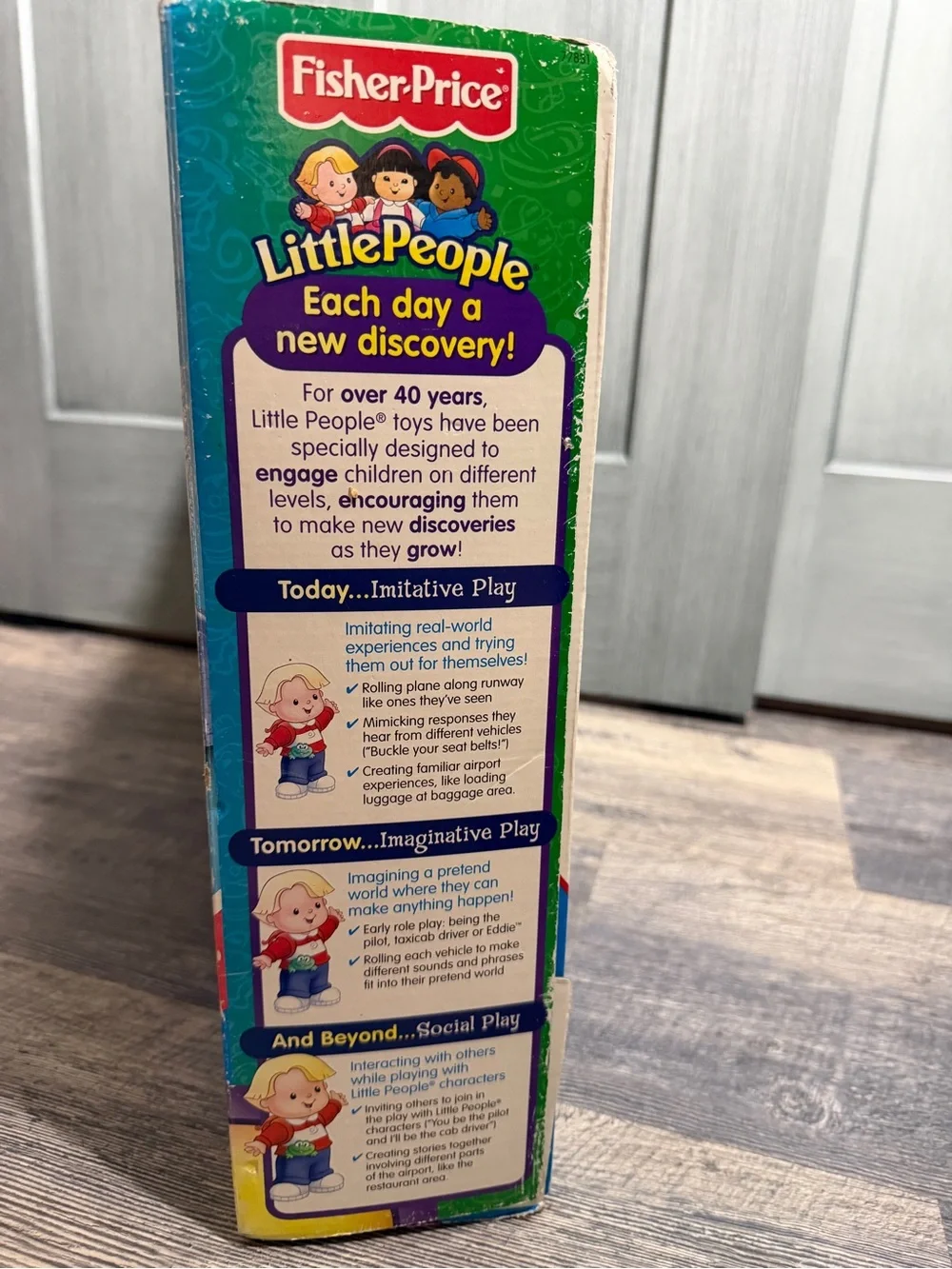 Vintage 2002 Fisher Price Little People Discovery Airport New Box Y2K Original